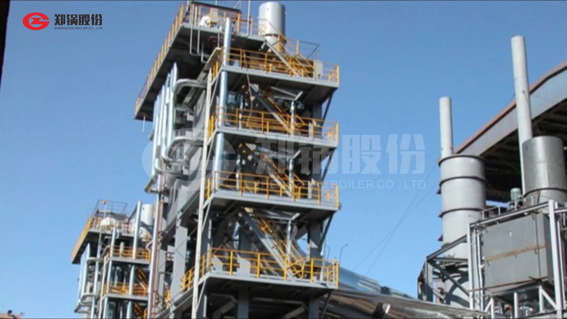 尊龙集团钢铁烧结机余热锅炉