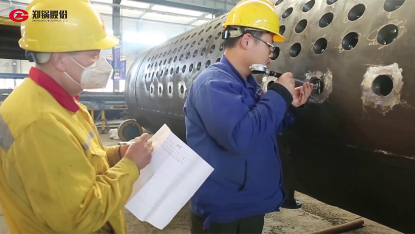 做好质量把关，，，，汽包胀接孔质检