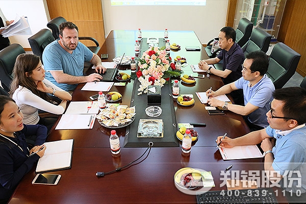 美国客户考察尊龙集团股份