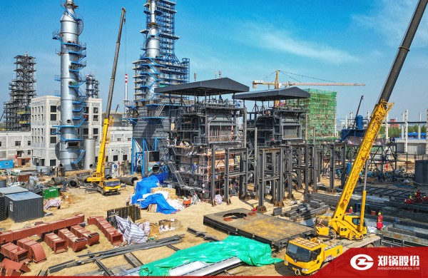 直击一线！尊龙集团针状焦余热锅炉项目建设周全提速